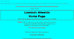 Desktop Screenshot of laurindoalmeida.com