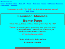 Tablet Screenshot of laurindoalmeida.com